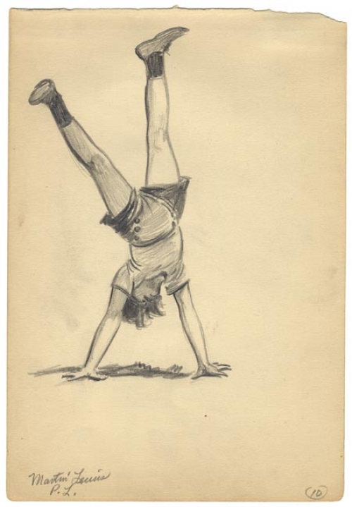 500x719 Cartwheel The Old Print Shop - Cartwheel Drawing