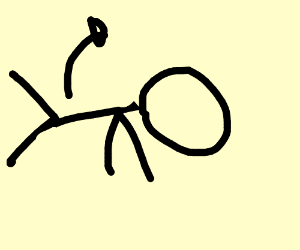 300x250 Man Trying To Do A Cartwheel - Cartwheel Drawing