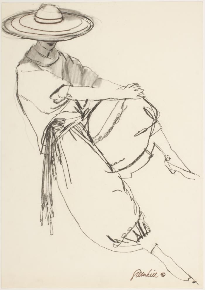 700x988 New School Archives Digital Collections Drawingpaintingprint - Cartwheel Drawing