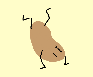 300x250 Mr Potato Doing A Cartwheel Drawing - Cartwheel Drawing