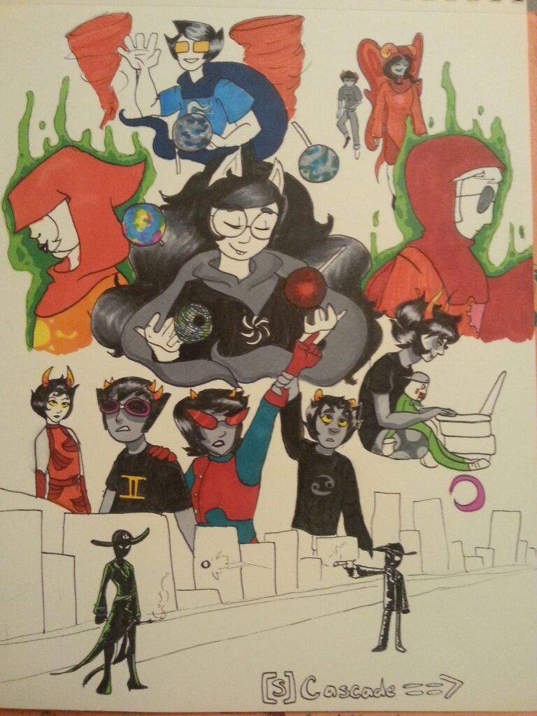 768x1024 cascade drawing homestuck and hiveswap amino - Cascade Drawing