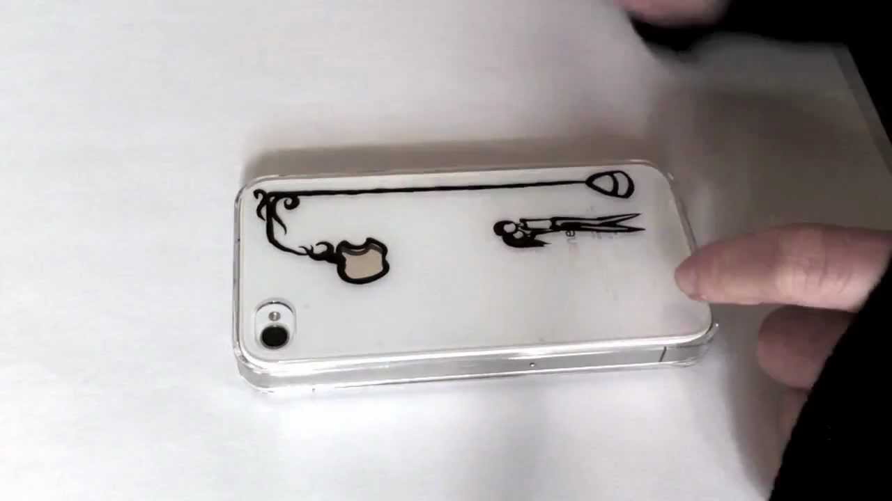 1280x720 diy speed ink drawing on phone case kissing under the light - Case Drawing