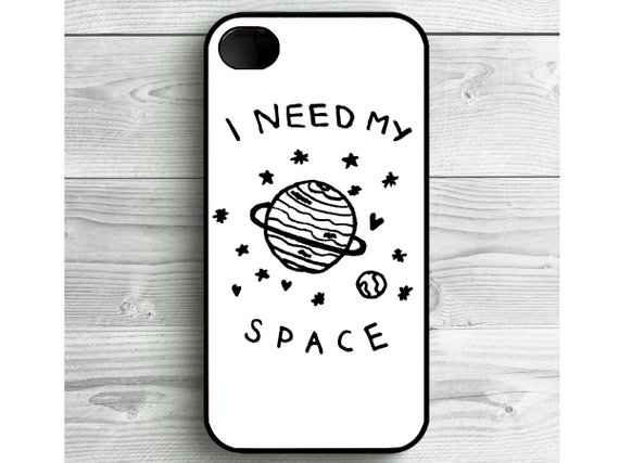 570x427 phone case i need my space drawing for iphone iphone etsy - Case Drawing