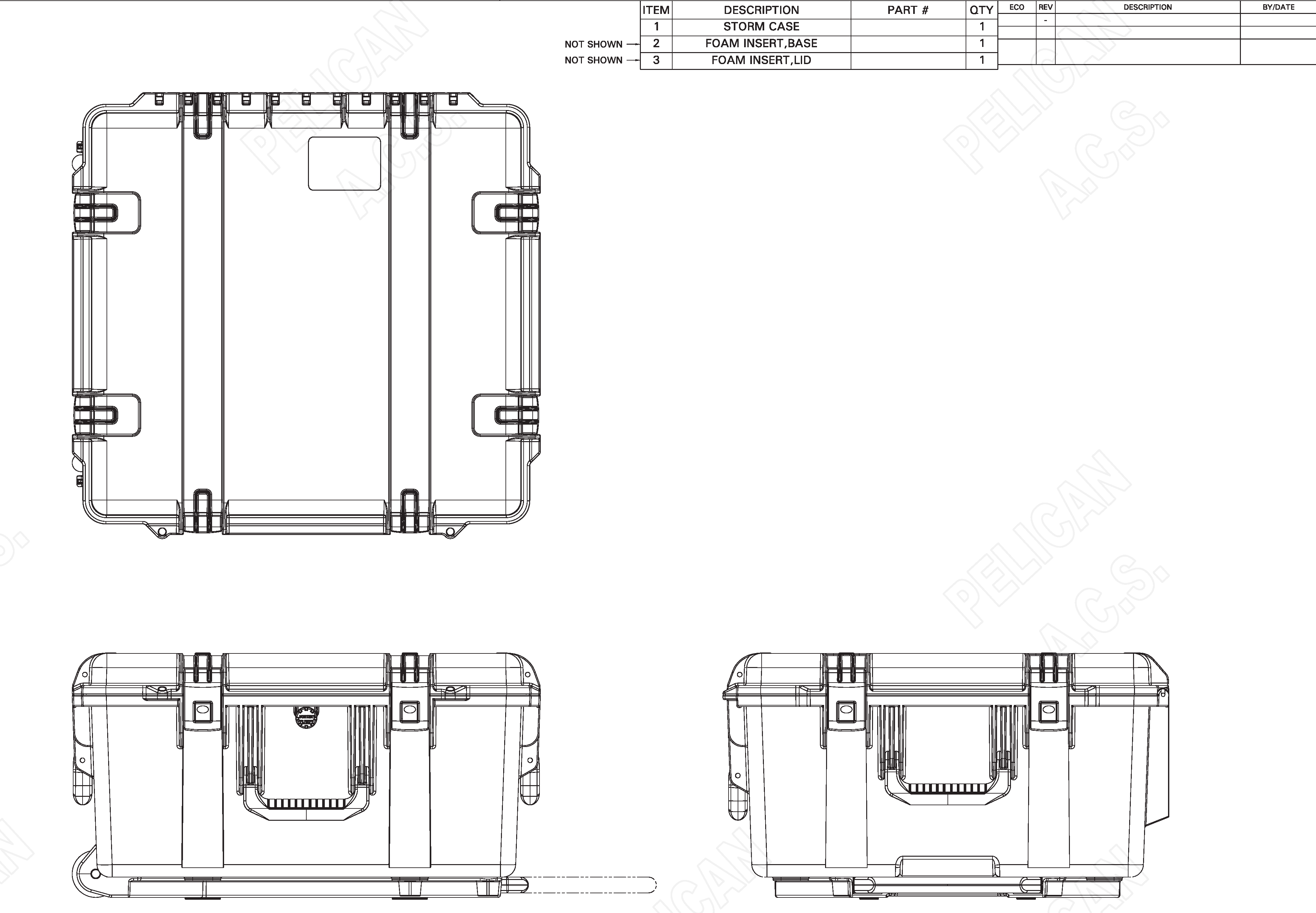 4064x2821 pro tech case, custom - Case Drawing