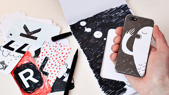 580x327 want a unique iphone case draw it with a krillz set - Case Drawing