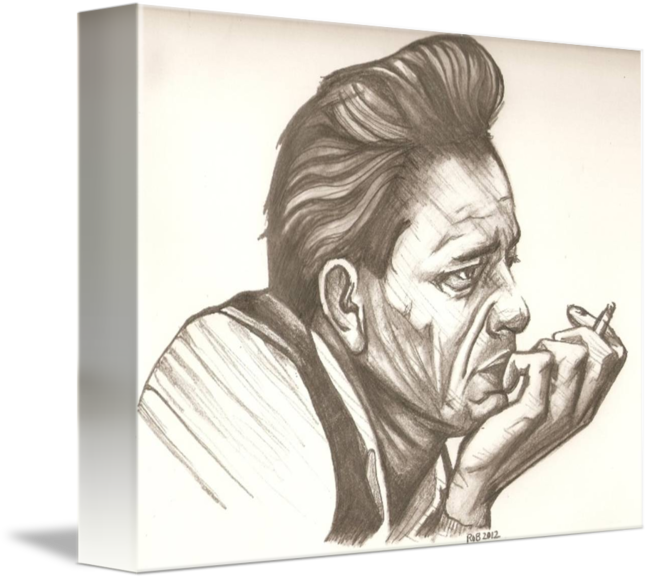 650x580 johnny cash drawing - Cash Drawing