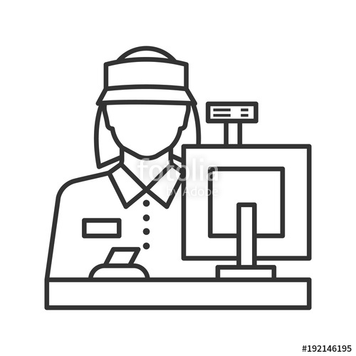 Cashier Drawing at Explore collection of Cashier