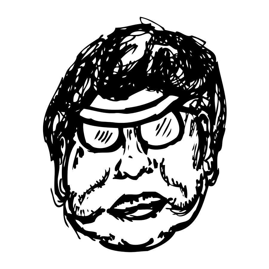 900x900 Old Lady At A Casino Drawing - Casino Drawing