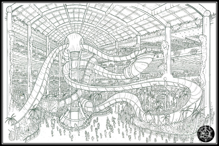 900x601 Bubble Casino Coloring Poster Drawing - Casino Drawing