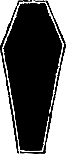 252x587 open coffin drawing downloads - Casket Drawing