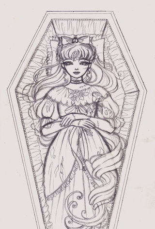 320x471 casket drawings on paigeeworld pictures of casket - Casket Drawing