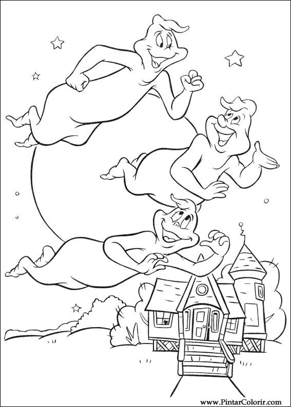 567x794 drawings to paint colour casper - Casper Drawing