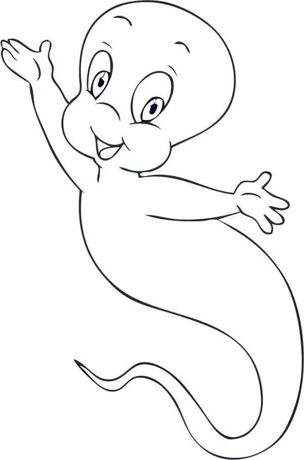 600x906 casper the friendly ghost as jackie l - Casper Drawing