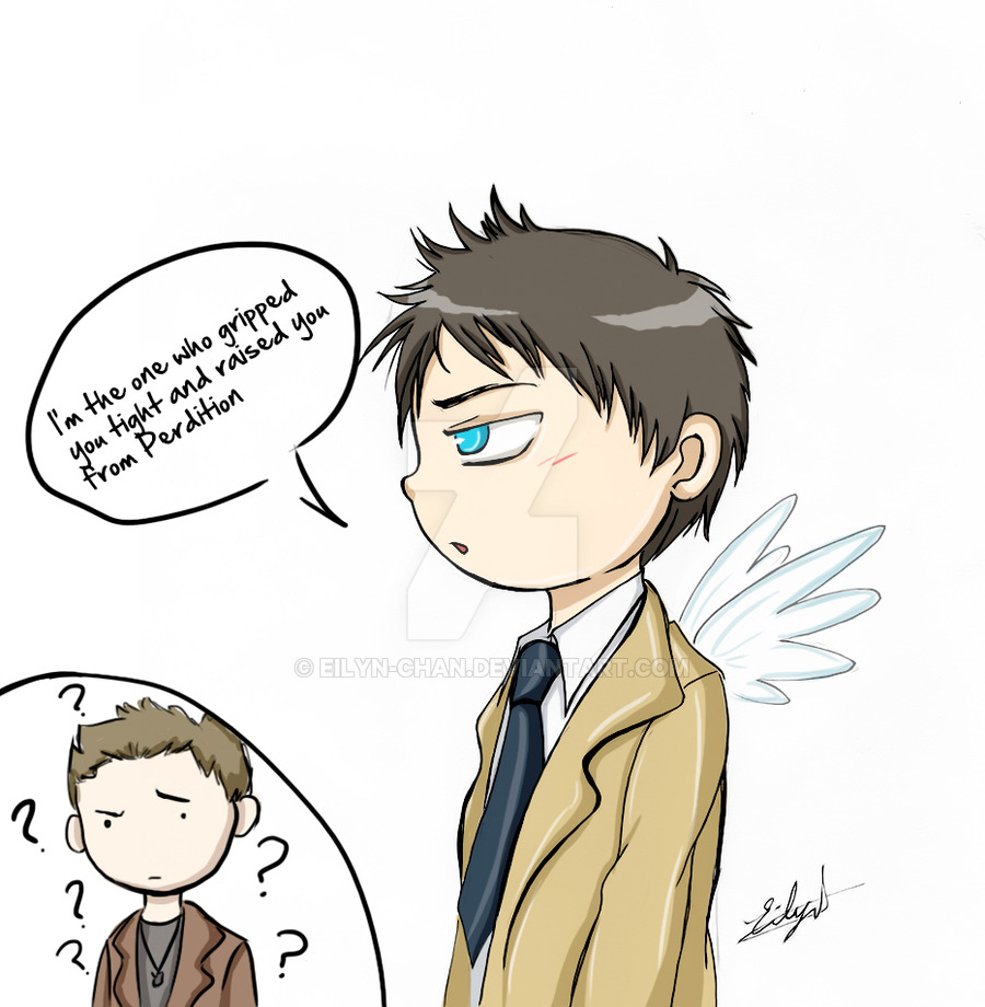 900x920 castiel, the angel of the lord - Castiel Cartoon Drawing