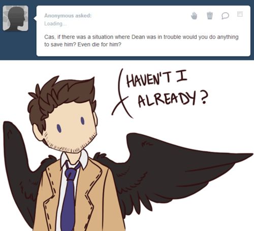 500x454 castiel comic supernatural supernatural, supernatural comic - Castiel Cartoon Drawing