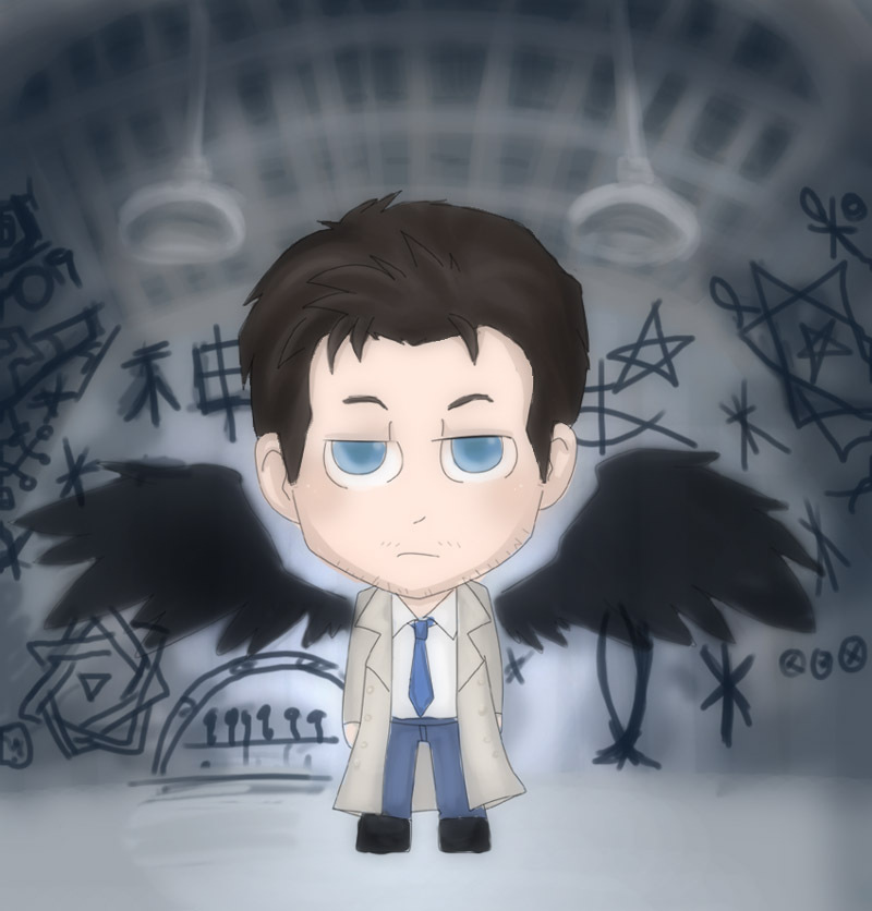 800x836 castiel images castiel cartoon hd wallpaper and background photos - Castiel Cartoon Drawing