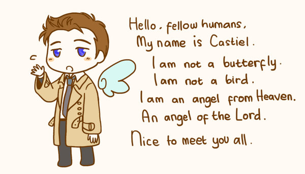 600x344 pixilart - Castiel Cartoon Drawing