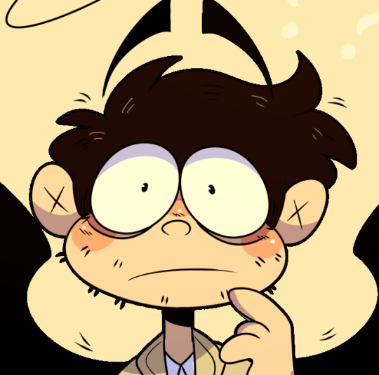 540x535 cartoon castiel tumblr - Castiel Cartoon Drawing