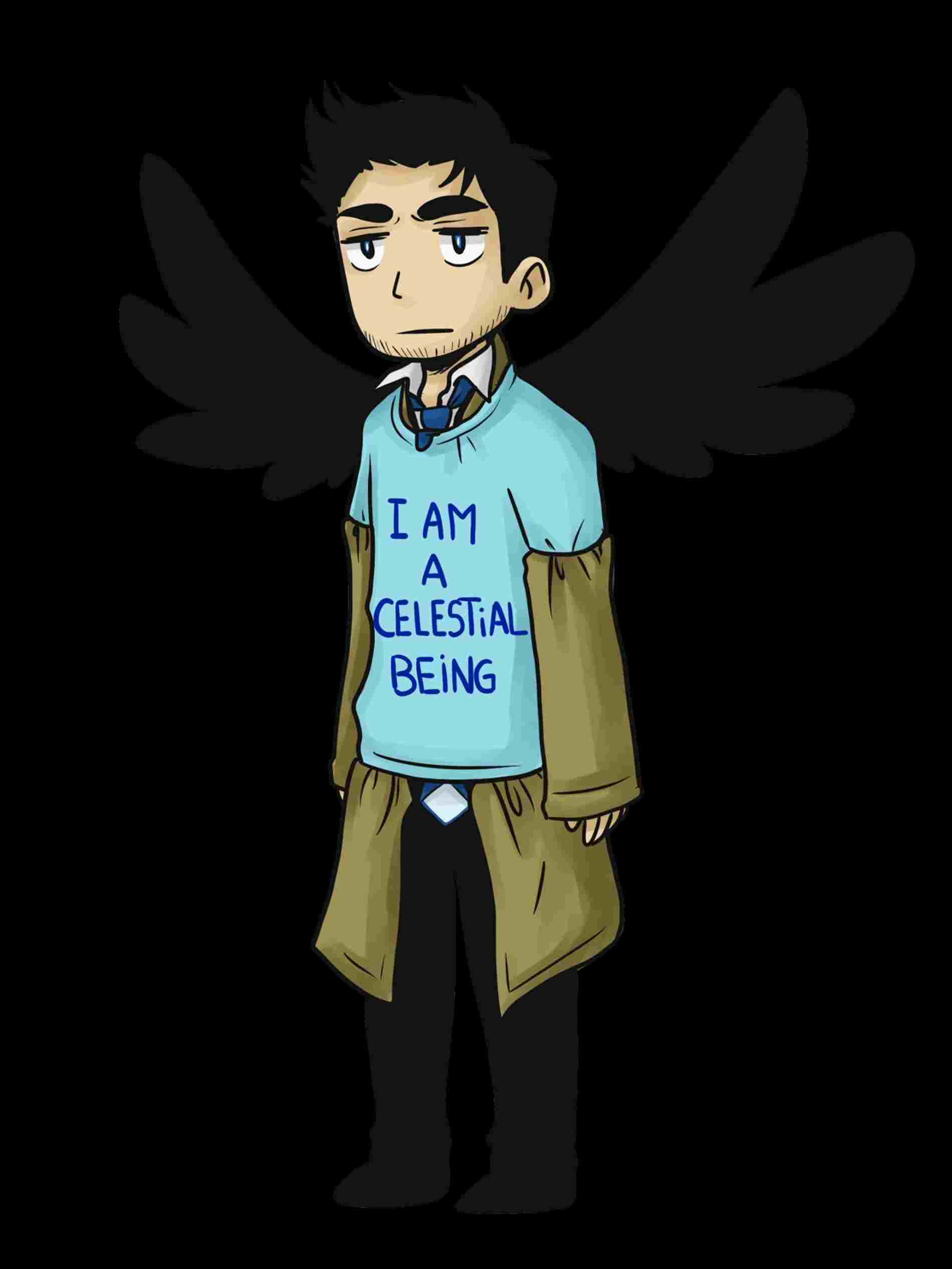 1900x2533 castiel cartoon drawing - Castiel Cartoon Drawing