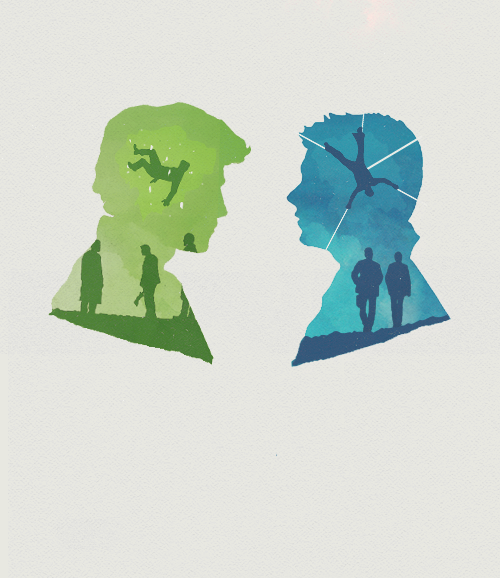 500x578 drawing art cartoon supernatural dean winchester castiel destiel - Castiel Cartoon Drawing