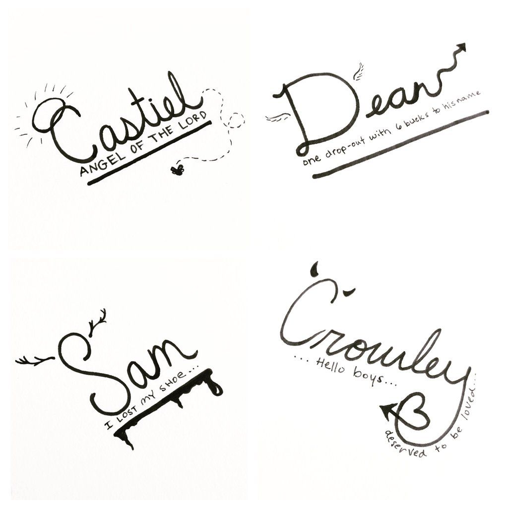 1024x1024 best supernatural drawings ideas supernatural, best - Castiel Cartoon Drawing