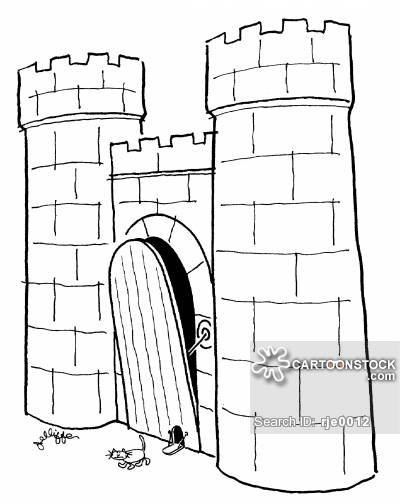 400x504 Castle Doors Cartoons And Comics - Castle Door Drawing
