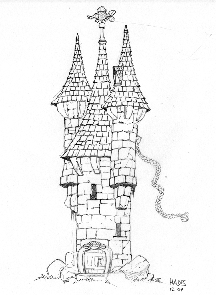 Easy Medieval Castle Drawings