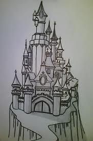 182x277 How To Draw A Castle - Castle Drawing