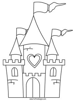 236x325 how to draw a castle for kids once upon a time words and music - Castle Drawing For Kids