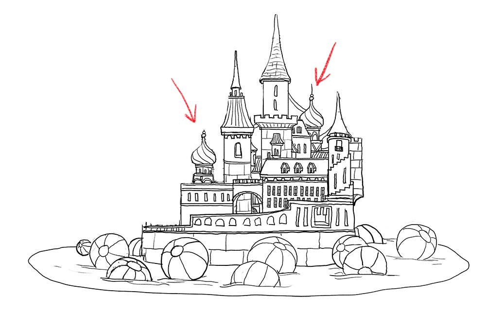 1000x646 drawing prompt castles! bobbledy books - Castle Drawing Images