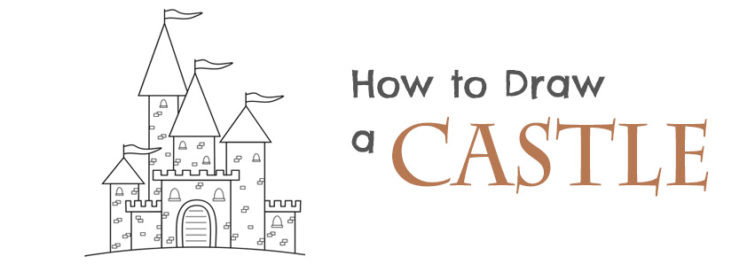755x264 How To Draw A Castle - Castle Drawing Images