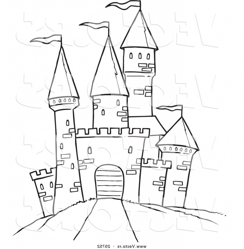 1004x1024 Castle Drawing Line For Free Download - Castle Drawing Images