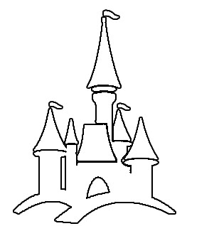301x318 Castle Outline Clipart Drawing Pictures - Castle Drawing Outline