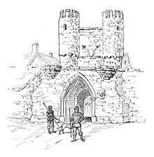 220x224 castles of englandenglish castle design - Castle Line Drawing