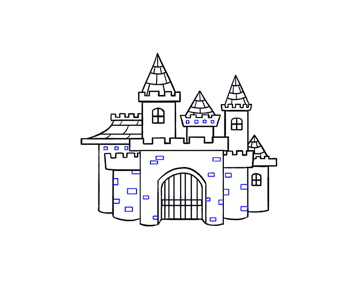 Castle Line Drawing at Explore collection of