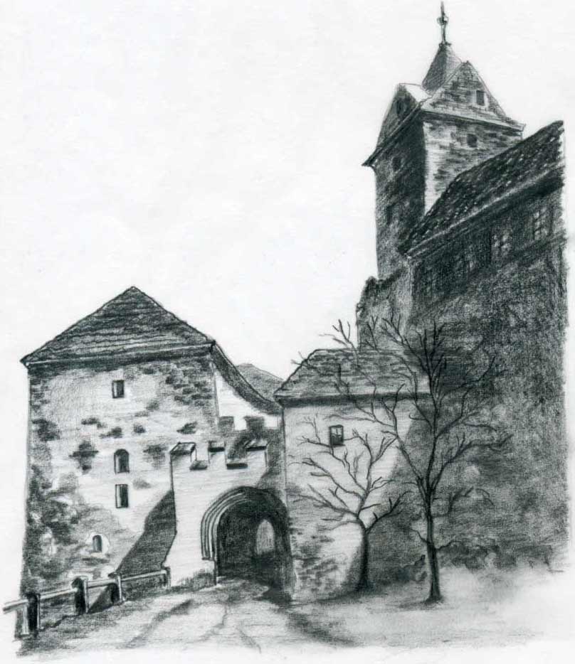 808x934 Castle Drawings For Inspiration And Fun - Castle Pencil Drawing