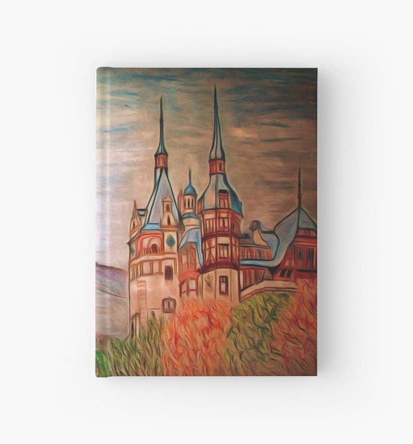 827x889 A Digital Painting Of My Coloured Pencil Drawing Of Peles Castle - Castle Pencil Drawing