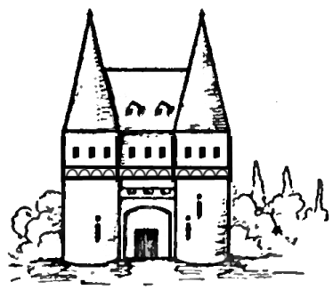 374x326 how to draw draw simple cartoon chateau castles - Castle Simple Drawing