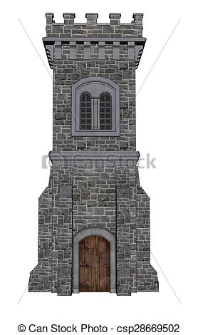 278x470 Square Castle Tower - Castle Tower Drawing