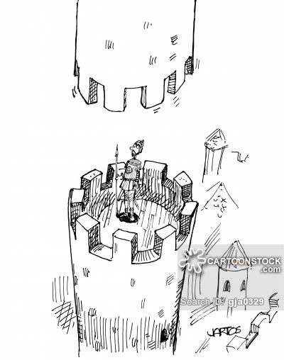 400x508 Castle Wall Cartoons And Comics - Castle Wall Drawing