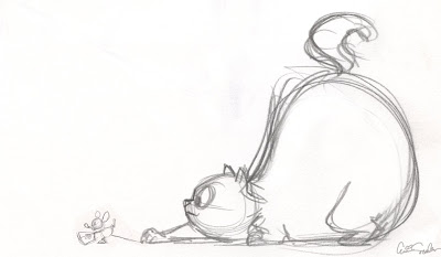 400x233 The Ol' Sketchbook A Game Of Cat Mouse - Cat And Mouse Drawing