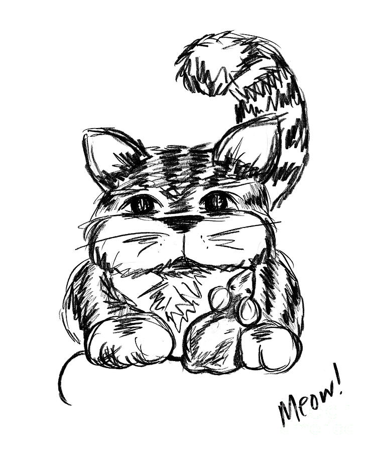 Cat And Mouse Drawing at Explore collection of Cat