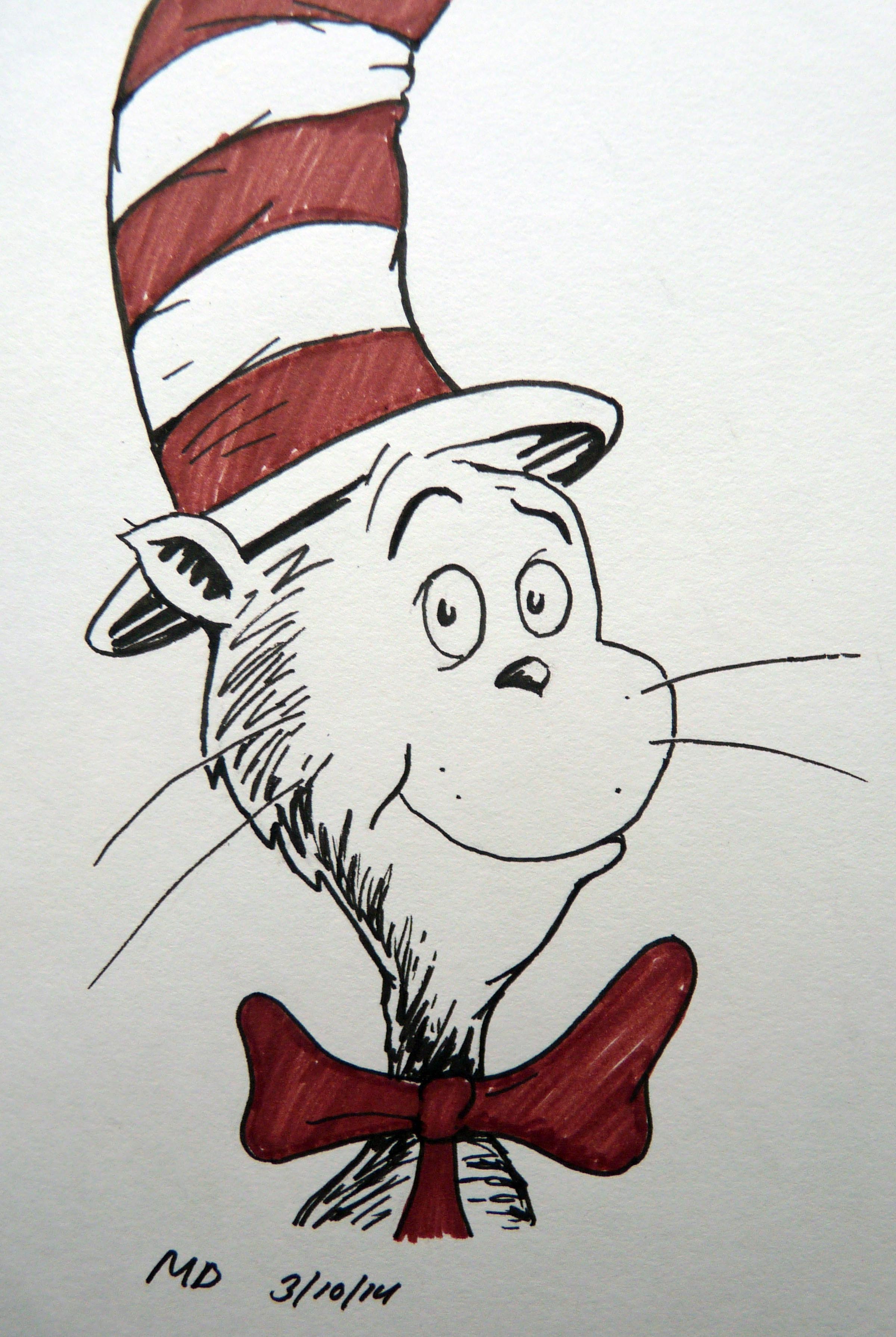 Cat And The Hat Drawing at Explore collection of