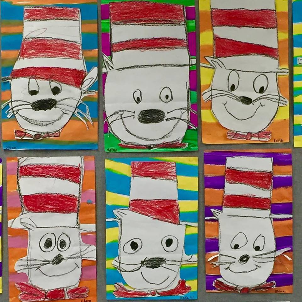960x960 Dr Seuss Day Activity How To Draw Cat In The Hat - Cat And The Hat Drawing
