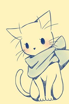 236x354 Learn How To Draw Cartoon Cute Kitty Cat Step - Cat Cartoon Drawing