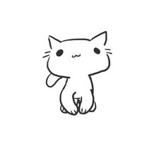 235x214 how to draw whimsical baby - Cat Cute Drawing