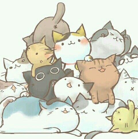 480x484 Cute Cat Cartoon Pictures Image Group - Cat Cute Drawing