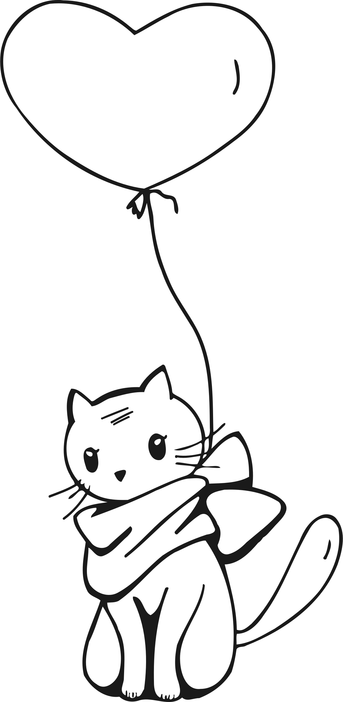 1172x2400 Cat Drawing Image Freeuse - Cat Drawing Clipart