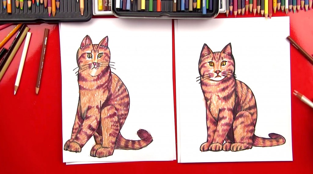 1024x569 Cats Archives - Cat Drawing For Kids