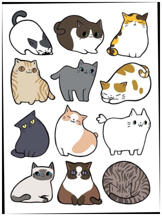 563x749 Cat Drawing Cartoon - Cat Drawing Ideas